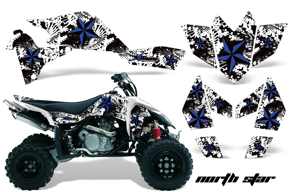 Suzuki LTR450 Graphics Kit Northstar BW